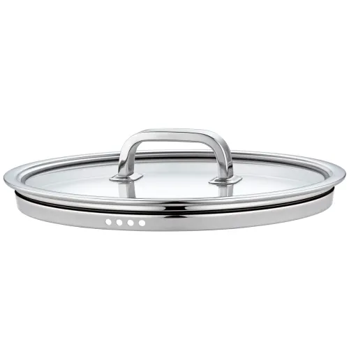 SPRING Finesse2+ 18 cm - pokrywka do odcedzania szklana