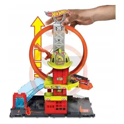 HOT WHEELS ZESTAW REMIZA STRAŻACKA SUPERPĘTLA HKX41