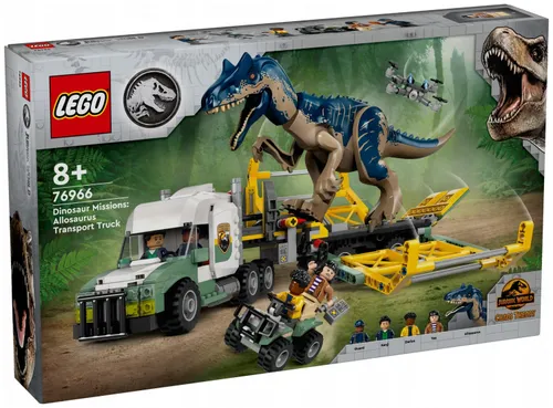 LEGO Jurassic World 76966 Dinomisions: грузовик для перевозки аллозавров