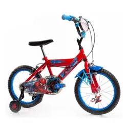 Rower dziecięcy HUFFY Spider-Man 16 cali dla chłopca Czerwony