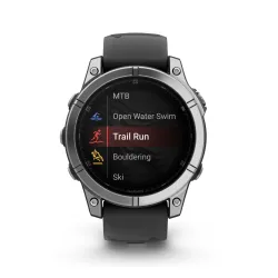 Smartwatch Garmin Fenix E 47mm GPS Srebrny