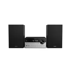 Wieża Philips TAM4205M2/12 80W Bluetooth Radio FM Czarno-srebrny