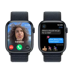 Apple Watch 9 GPS + сотовый 45 мм алюминиевый Север / Север Спортивный ремешок