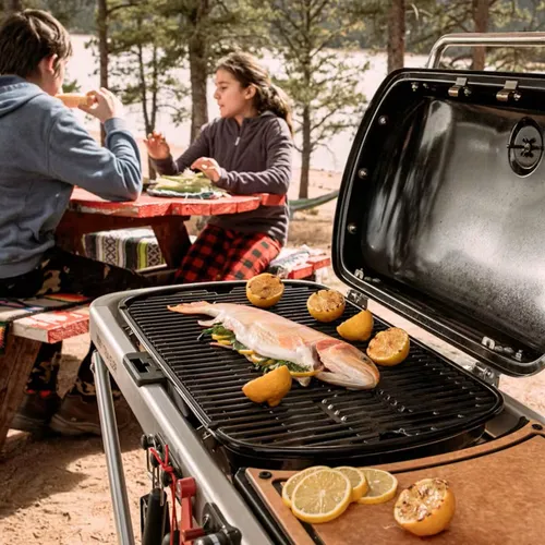 Grill gazowy WEBER Traveler 3.8 kW 63 x 34 cm