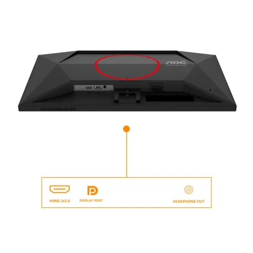 Monitor AOC 24G4HRE 23.8" Full HD Fast IPS 200Hz 0,5ms MPRT Gamingowy