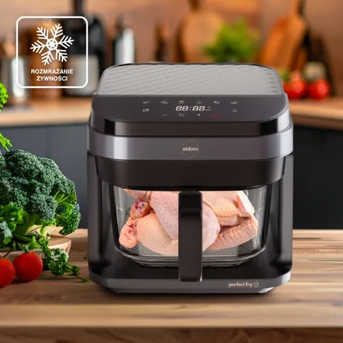 Air Fryer Frytkownica beztłuszczowa ELDOM FR500 5.5l z okienkiem do obserwacji postępów