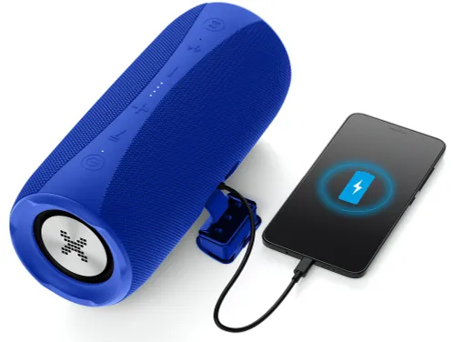 Głośnik mobilny XMUSIC BTS850B Radio FM  Niebieski