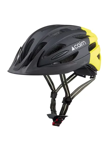 Kask rowerowy Cairn Fusion - mat black neon yellow