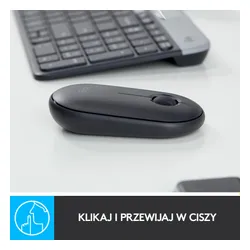 Myszka Logitech Pebble M350 - grafitowy