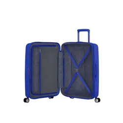 Walizka średnia Soundbox American Tourister - cobalt blue