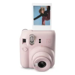 Aparat FUJIFILM Instax Mini 12 Różowy Pokrowiec + Album + Ramki + Sznurek + Klamerki