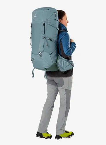 Plecak trekkingowy damski Deuter Aircontact Core 55+10 SL - shale/ivy/ivy
