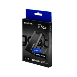 Dysk GoodRam Move Ridge SSD 2TB USB 3.2 Typ C Czarny