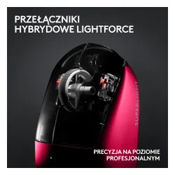 Myszka gamingowa Logitech G Pro X Superlight 2 - różowy