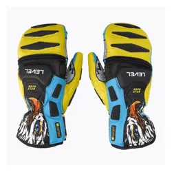 Rękawice narciarskie Level SQ CF Mitt yellow/blue