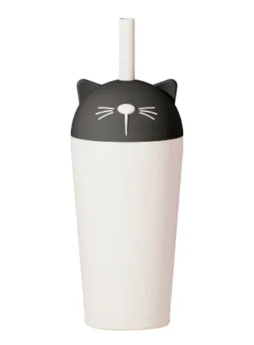 Kubek termiczny ze słomką Asobu Bestie Tumbler 0,72 l - cat