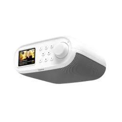 Radioodbiornik Hama DIR400 Radio FM, DAB, Internetowe Wi-Fi Bluetooth Biało-szary