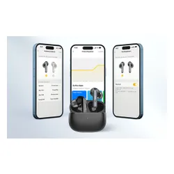 Słuchawki bezprzewodowe Earfun Air2 Dokanałowe Bluetooth 5.3 Czarny