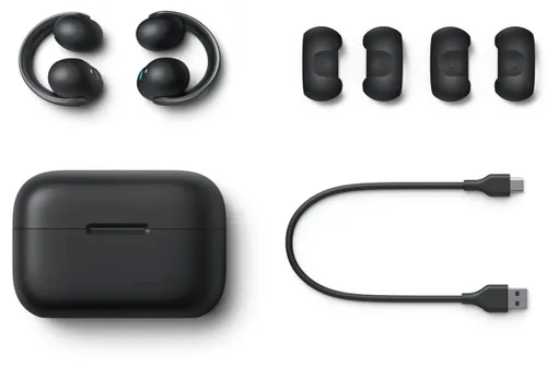 Słuchawki douszne SOUNDCORE AeroClip Open-Ear Wodoodporne Czarny