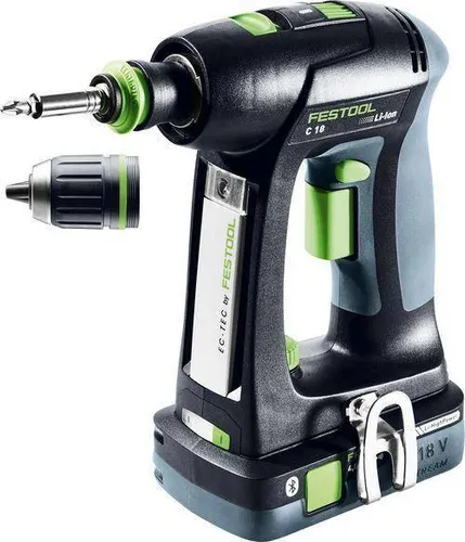 Festool C 18 HPC 4.0 ve-Plus 18V Akülü Matkap Tornavidası 2 x Akülü 4ah