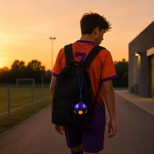 Głośnik Bluetooth Musicmate MM-SB40-N FootballWave LED 5W Niebieski