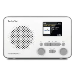 Radioodbiornik TechniSat TechniRadio 6 IR Radio FM DAB+ Internetowe Bluetooth Biało-szary