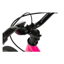 Rower dziecięcy KARBON Superlight Automatic 16 cali dla dziewczynki Różowy