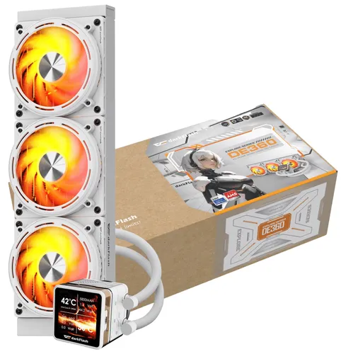 Chłodzenie wodne DARKFLASH Explore DE360 Biały