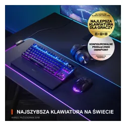 Klawiatura mechaniczna SteelSeries Apex Pro TKL Wireless 2023 OmniPoint 2.0 Czarny