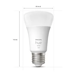 Inteligentna żarówka LED PHILIPS HUE 212728 9.5W E27 Bluetooth (2 szt.)