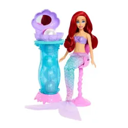 Lalka Barbie Disney Princess Arielka Muszelkowa toaletka JBF86