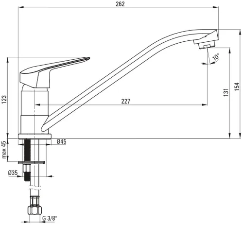Bateria DEANTE Boro BMO N60M Czarny matowy