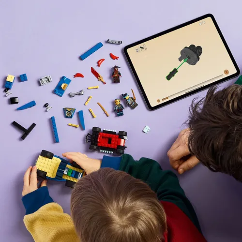 Lego Ninjago Klocki Zestaw 71840 Pojedynek Wyścigowy Rogue Drix 3 Figurki