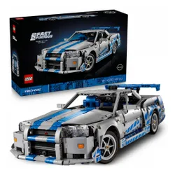 LEGO Klocki Technic 42210 Samochód Nissan Skyline GT-R (R34) z filmu Za szybcy, za wściekli