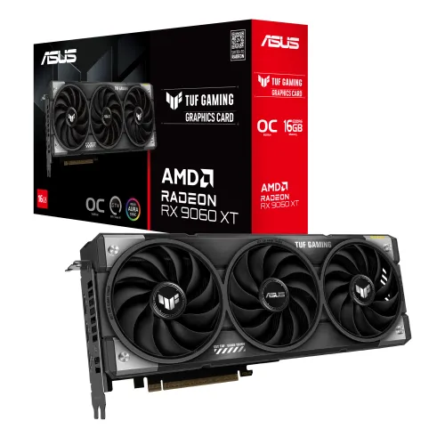 Karta graficzna ASUS TUF Gaming Radeon RX 9060 XT OC Edition 16GB GDDR6 128bit FSR