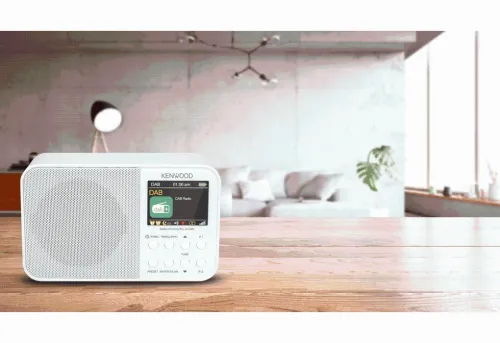 Radioodbiornik Kenwood CR-M30DAB-W Radio FM DAB+ Bluetooth Biały