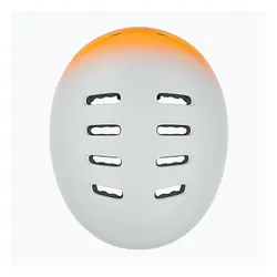 Kask rowerowy Lazer One+ silver/orange