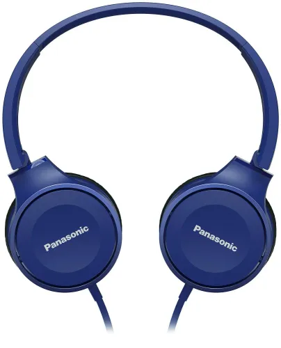 Słuchawki przewodowe Panasonic RP-HF100ME-A Nauszne Mikrofon Niebieski