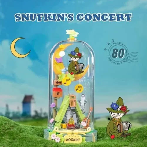 Klocki budowlane scena koncertowa figurki instrumenty dla dorosłych
