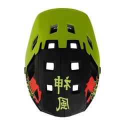 Kask KAMIKAZE Ronin Zielony Full Face (rozmiar L)