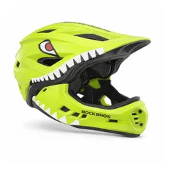 Kask rowerowy dziecięcy fullface szczękowy 2w1 odpinana szczęka rozmiar S
