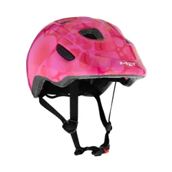 Kask rowerowy dziecięcy MET Hooray pink hearts glossy