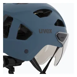 Kask rowerowy UVEX Stride Visor stone blue matt/lite mirror silver
