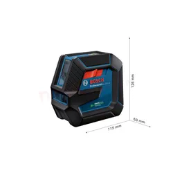 Laser krzyżowy ze statywem Bosch GLL 2-15 G/BT 150