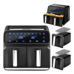 Air Fryer Frytkownica beztłuszczowa BERDSEN BD-653 8l z podwójnym koszem