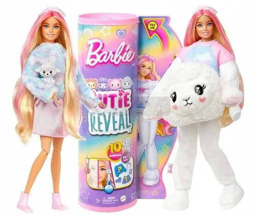 BARBIE CUTIE REVEAL LALKA W PRZEBRANIU OWIECZKA HKR03
