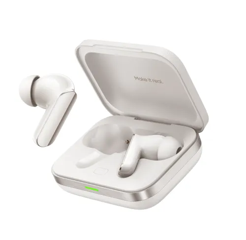 Słuchawki bezprzewodowe realme Buds Air 7 Pro Dokanałowe Bluetooth 5.4 Beżowy