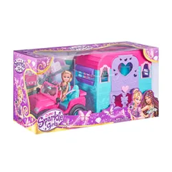 ZURU Sparkle Girlz Doll 10,5 дюймов Джип с караваном