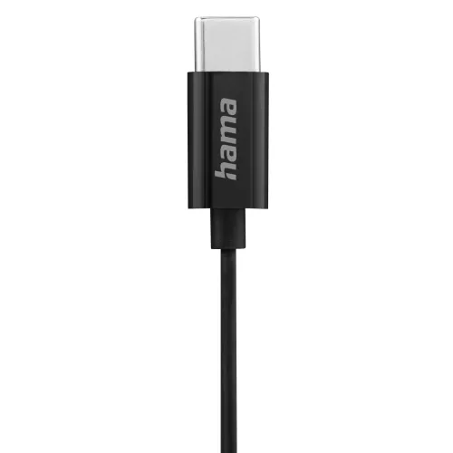 Słuchawki przewodowe Hama Season II Douszne USB-C Czarny