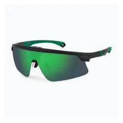 Okulary przeciwsłoneczne męskie Polaroid PLD 7056/CI/S matte black green/greygreen mirror polarized